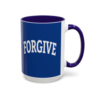 FREELY FORGIVE Mug | Inspirational Coffee Mug | Faith-Based Gift | Forgiveness Quote Mug | Motivational Drinkware | Collegiate Style Design