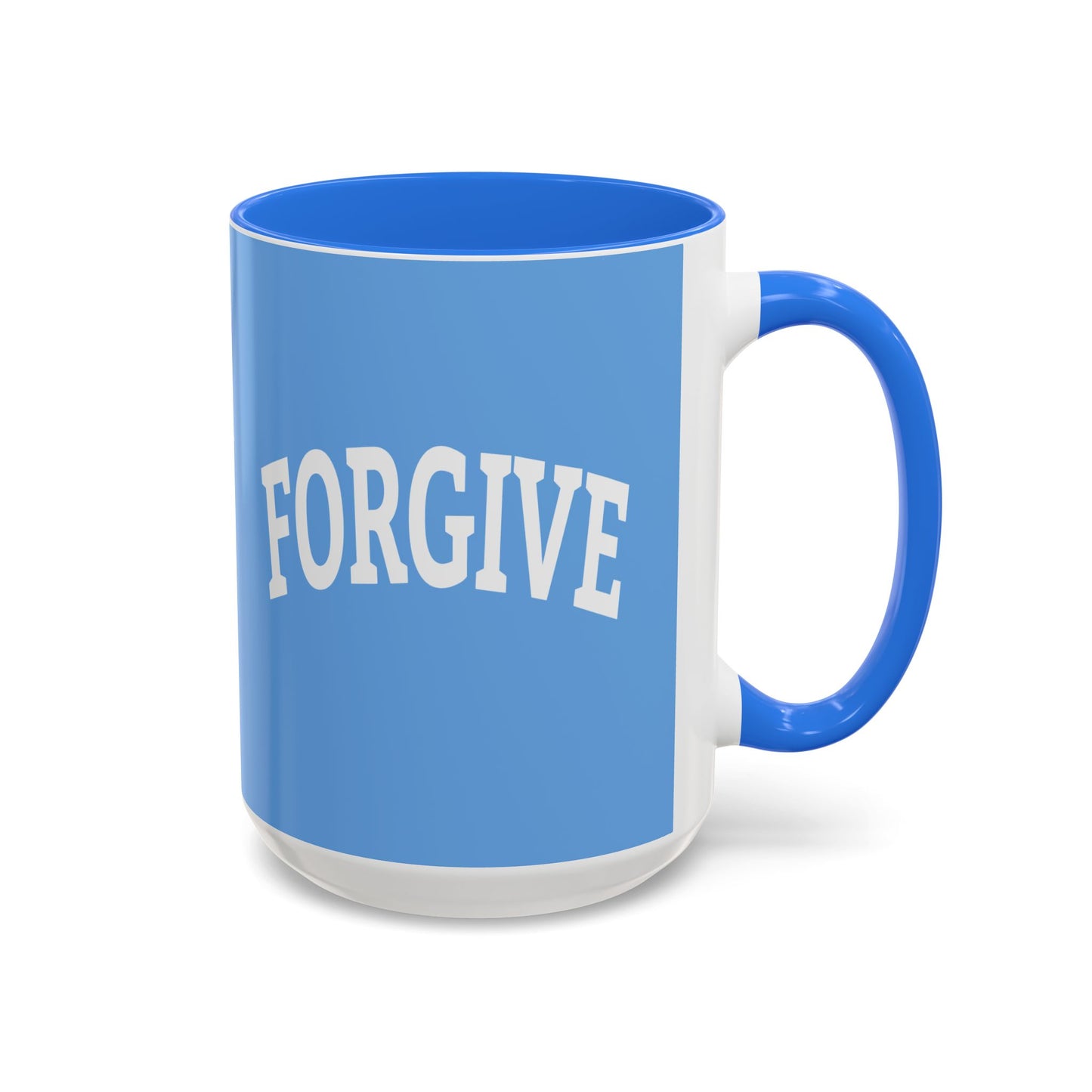 FREELY FORGIVE Mug | Inspirational Coffee Mug | Faith-Based Gift | Forgiveness Quote Mug | Motivational Drinkware | Collegiate Style Design