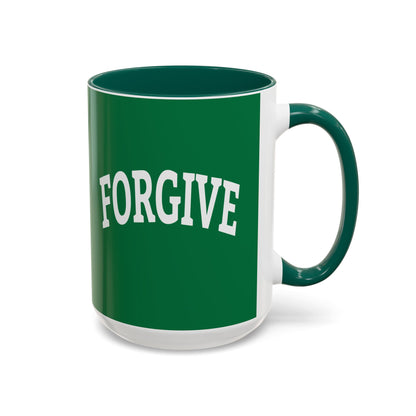 FREELY FORGIVE Mug | Inspirational Coffee Mug | Faith-Based Gift | Forgiveness Quote Mug | Motivational Drinkware | Collegiate Style Design