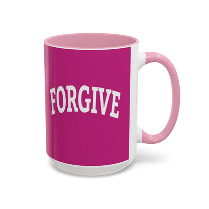 FREELY FORGIVE Mug | Inspirational Coffee Mug | Faith-Based Gift | Forgiveness Quote Mug | Motivational Drinkware | Collegiate Style Design