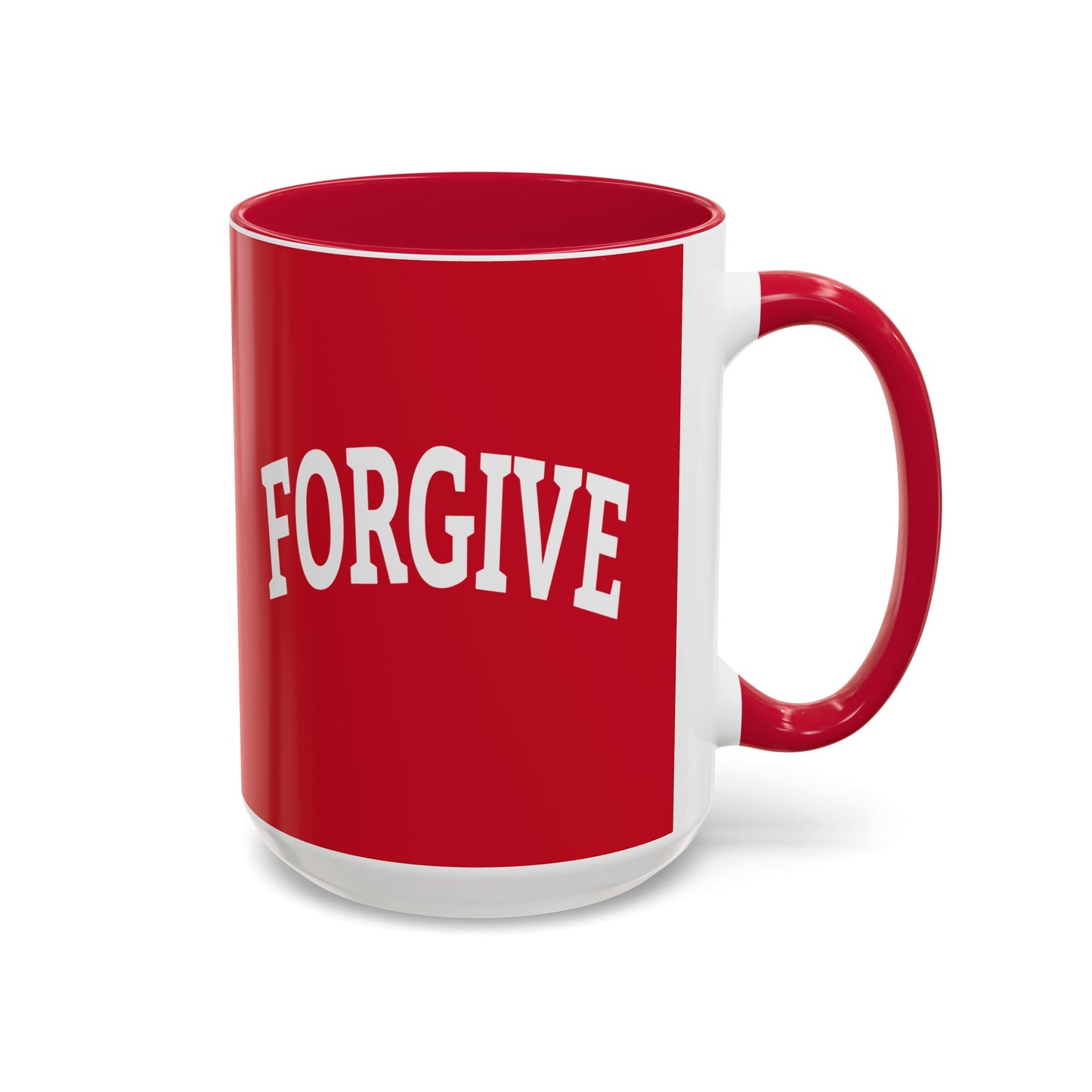 FREELY FORGIVE Mug | Inspirational Coffee Mug | Faith-Based Gift | Forgiveness Quote Mug | Motivational Drinkware | Collegiate Style Design