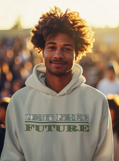 Debt Free Future Unisex Hoodie - Faith, Financial Freedom Affirmation & Abundance Apparel